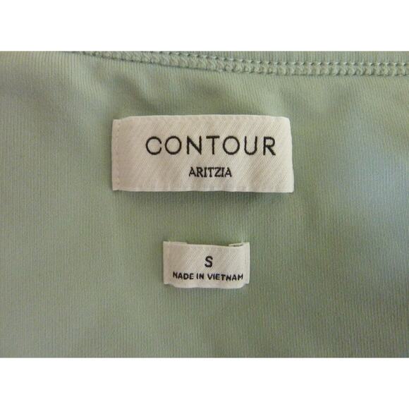 Aritzia Contour Cap Sleeve Top S Scoop Quantum Green - Picture 6 of 7